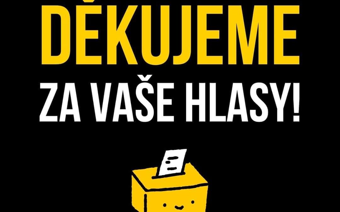 Děkujeme za vaše hlasy